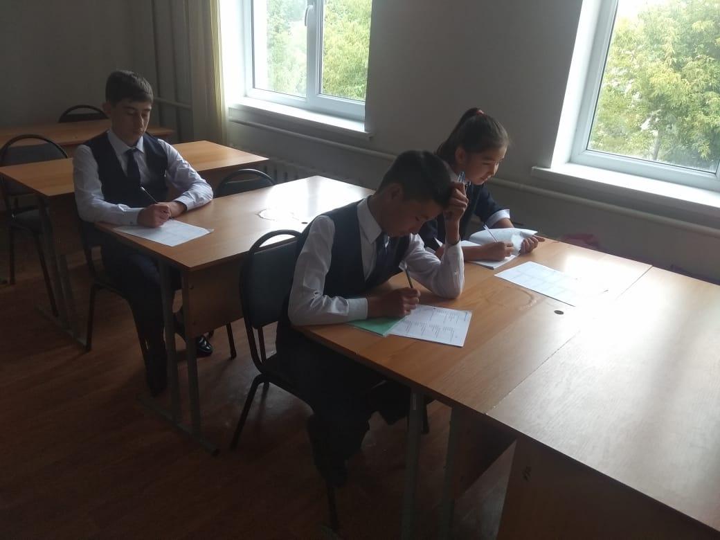 Тестирование учеников в гимназию 25.08.2019