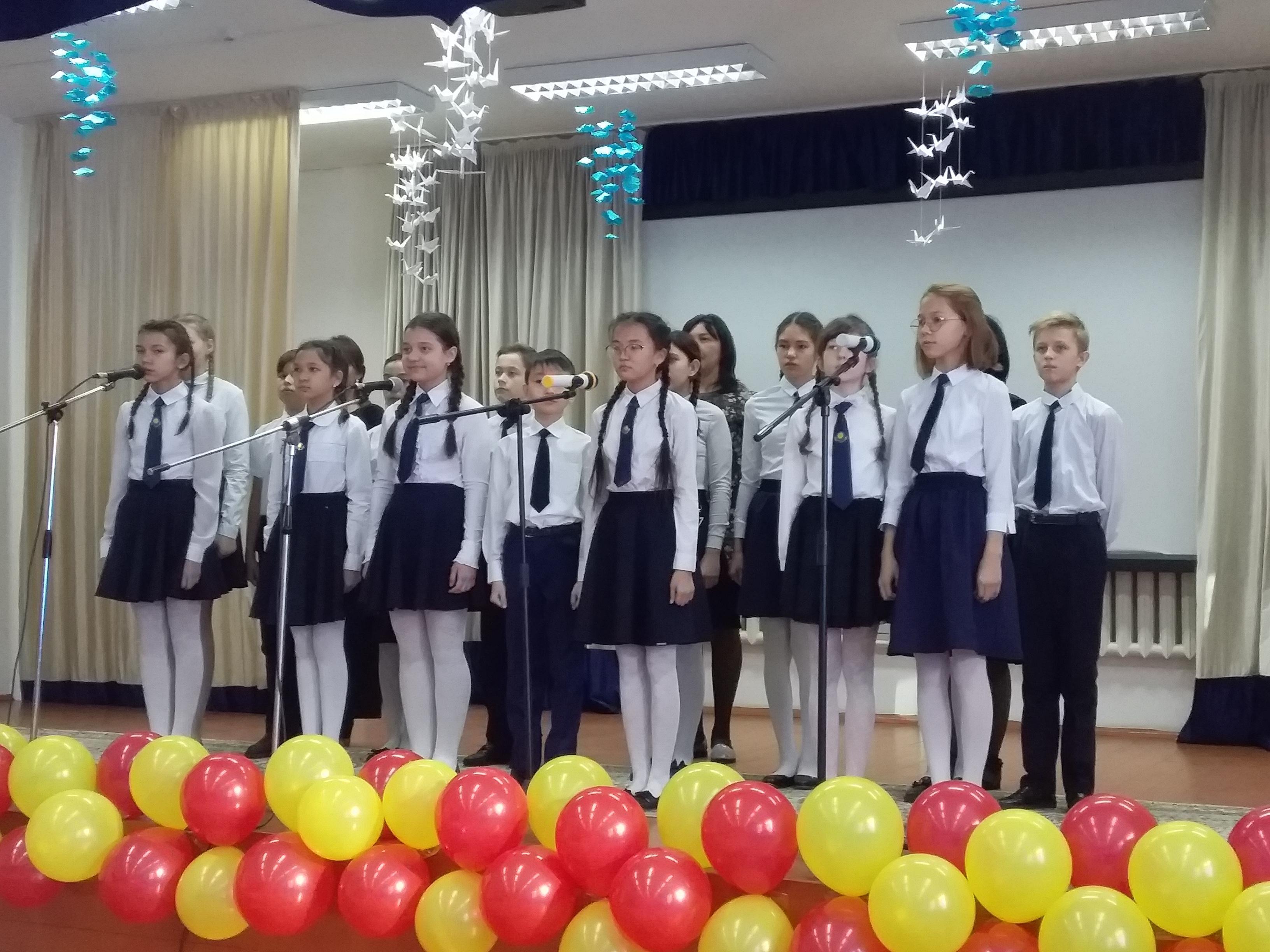 Конкурс патриотической песни среди учащихся 5-7 классов