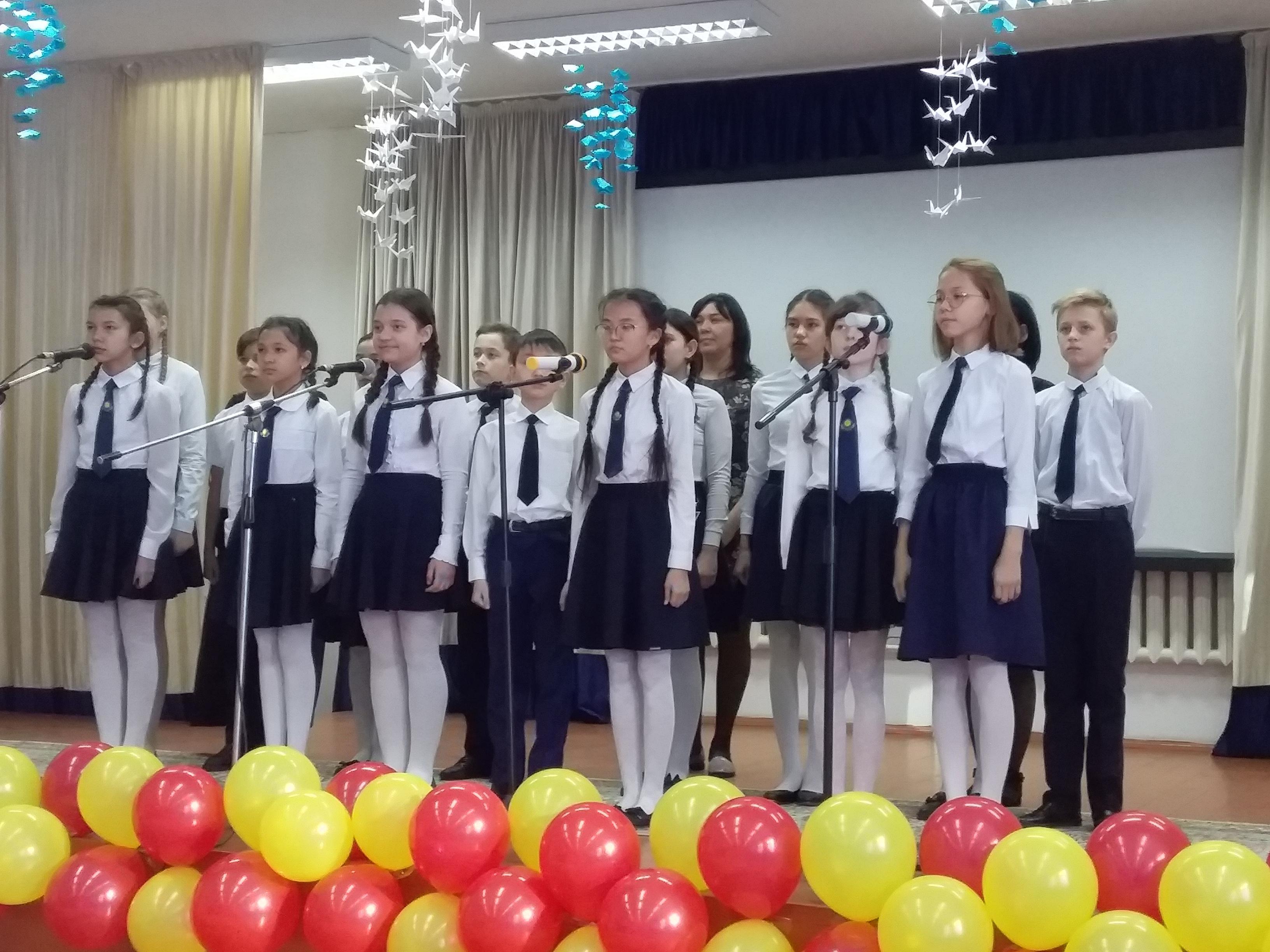 Конкурс патриотической песни среди учащихся 5-7 классов