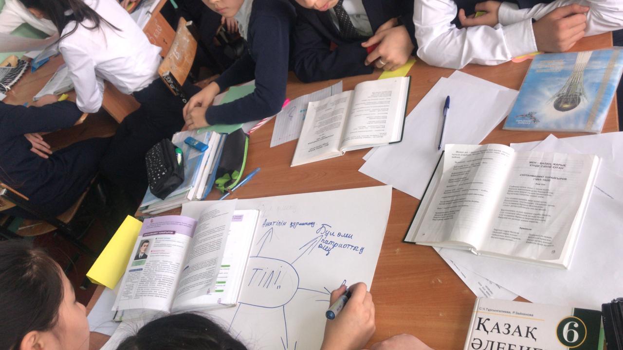 Қазақ тілі мен әдебиеті пәнінің айлығы